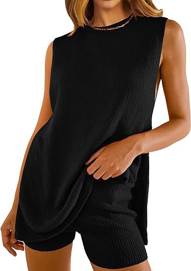 LEONA Sleeveless Sweater 2 Pcs Set