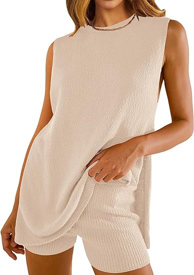 LEONA Sleeveless Sweater 2 Pcs Set