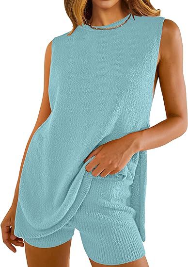 LEONA Sleeveless Sweater 2 Pcs Set