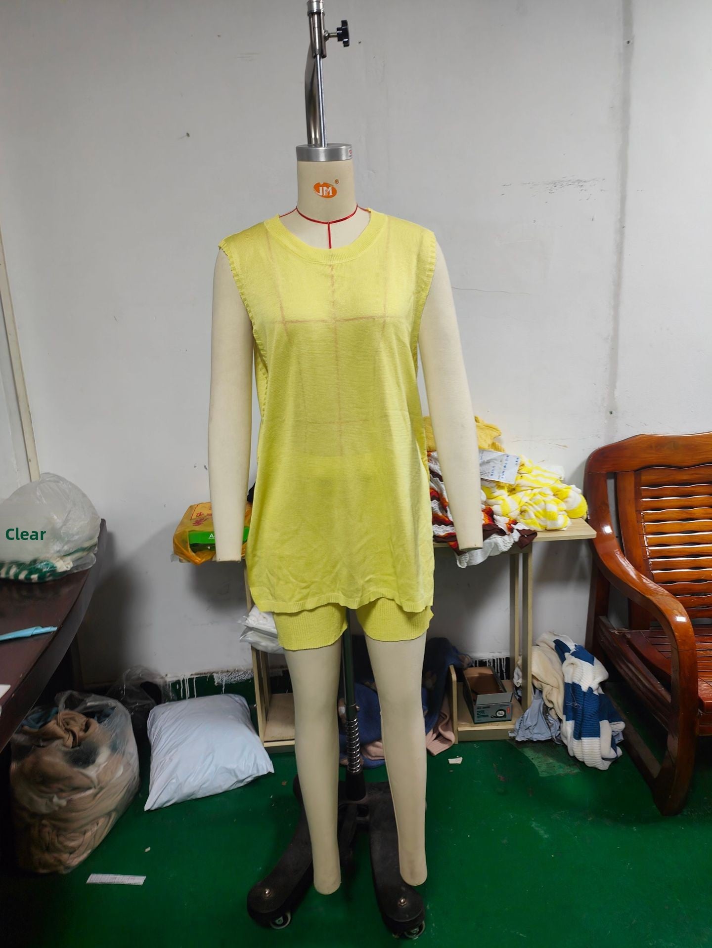 LEONA Sleeveless Sweater 2 Pcs Set
