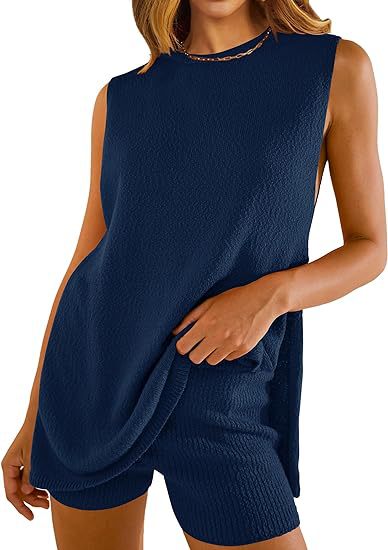 LEONA Sleeveless Sweater 2 Pcs Set