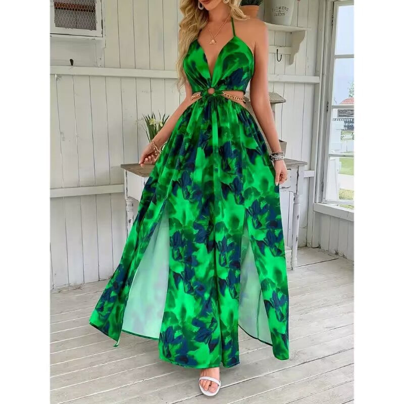 LUCIA Floral Print Maxi Dress