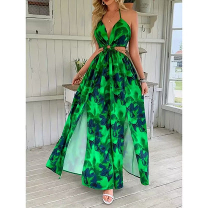 LUCIA Floral Print Maxi Dress