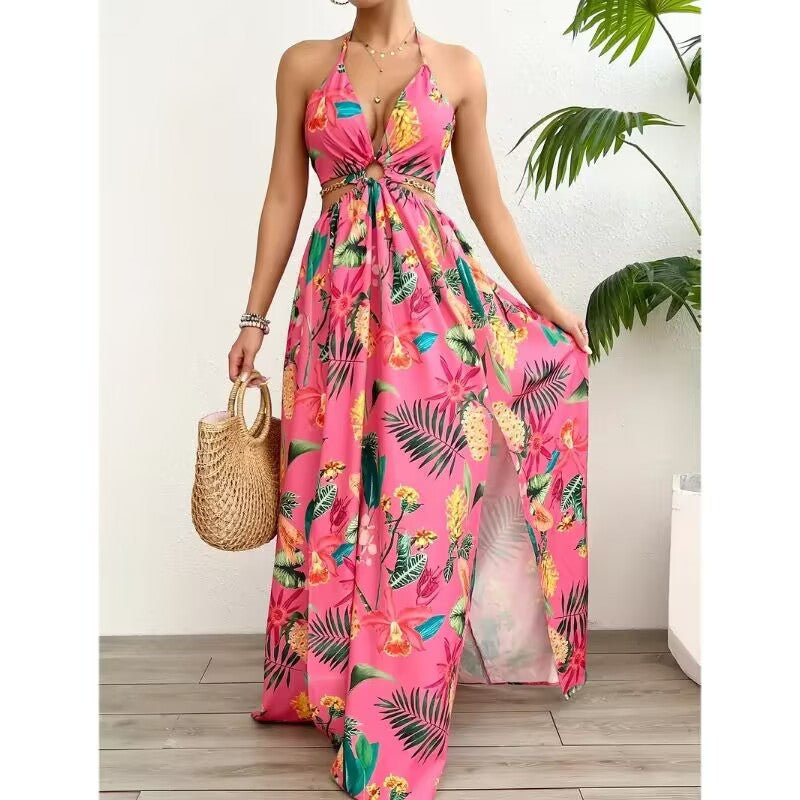 LUCIA Floral Print Maxi Dress
