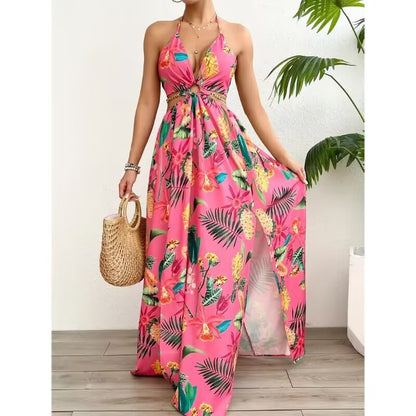 LUCIA Floral Print Maxi Dress