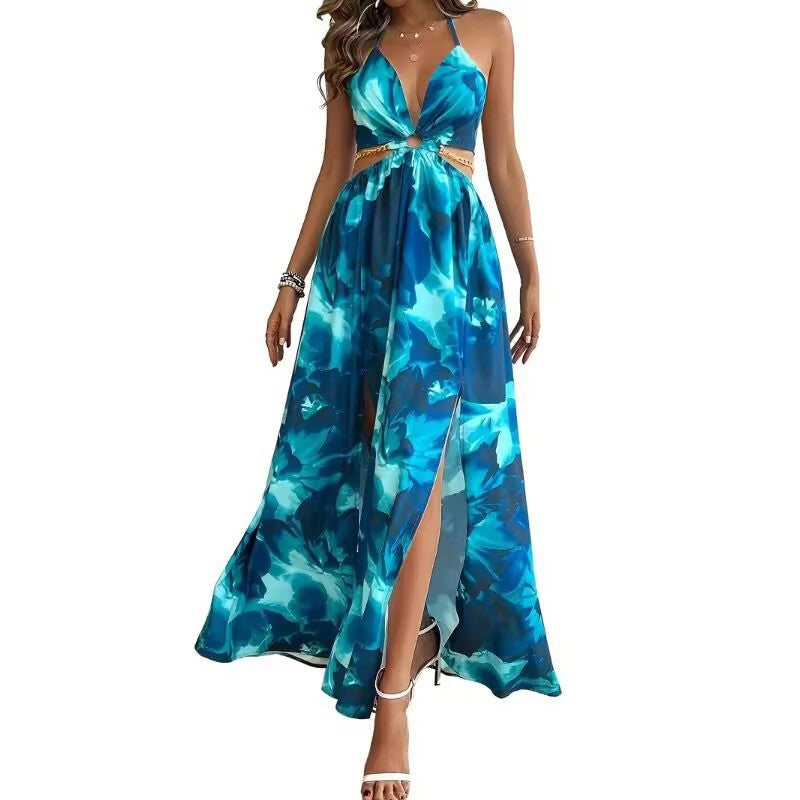 LUCIA Floral Print Maxi Dress