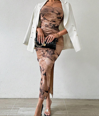 LUANA Elegant Sleeveless Long Dress
